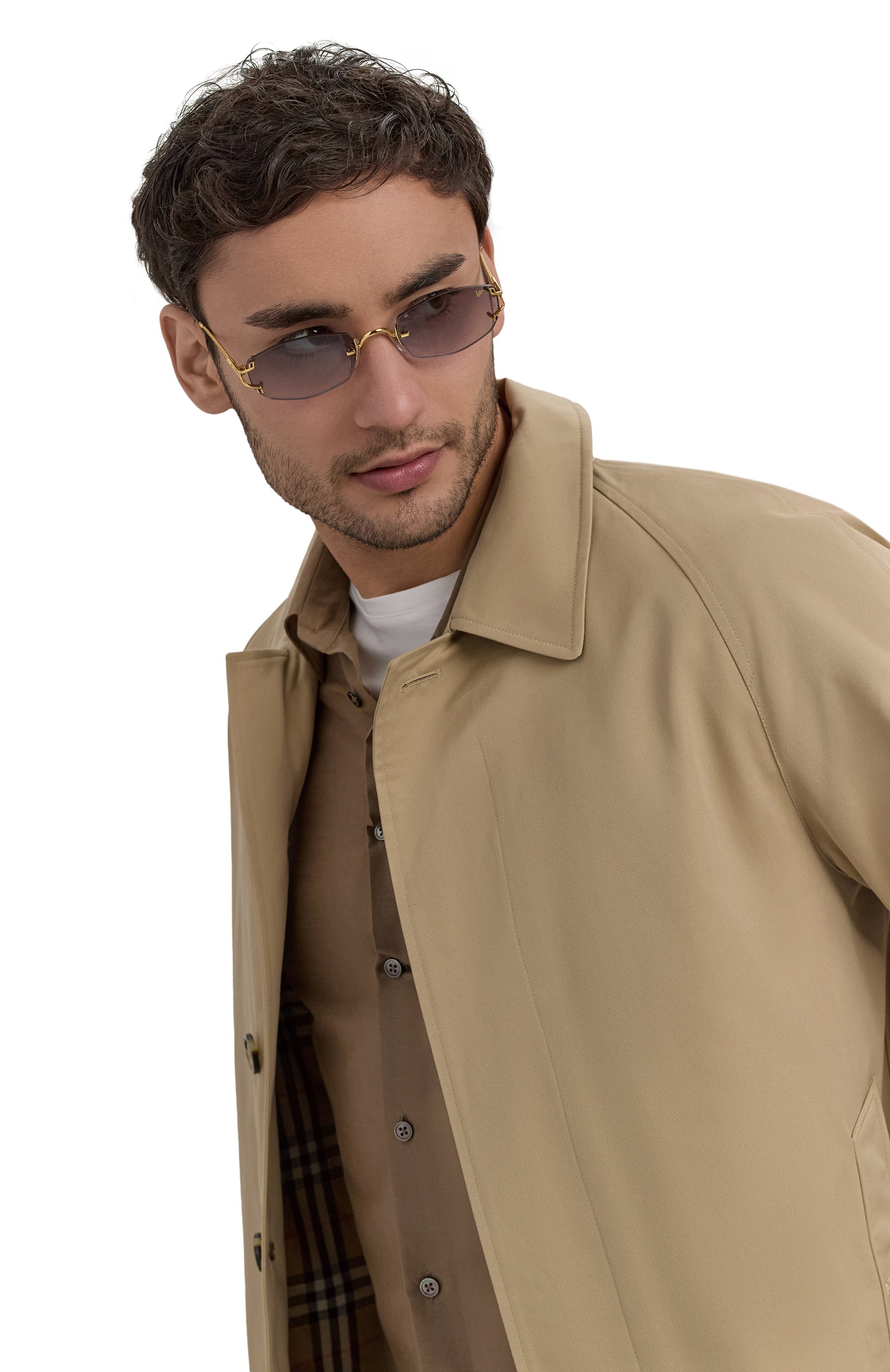 Солнцезащитные очки VINTAGE FRAMES, арт. ASPEN 24KT G0LD/ASPHALT, фото 2