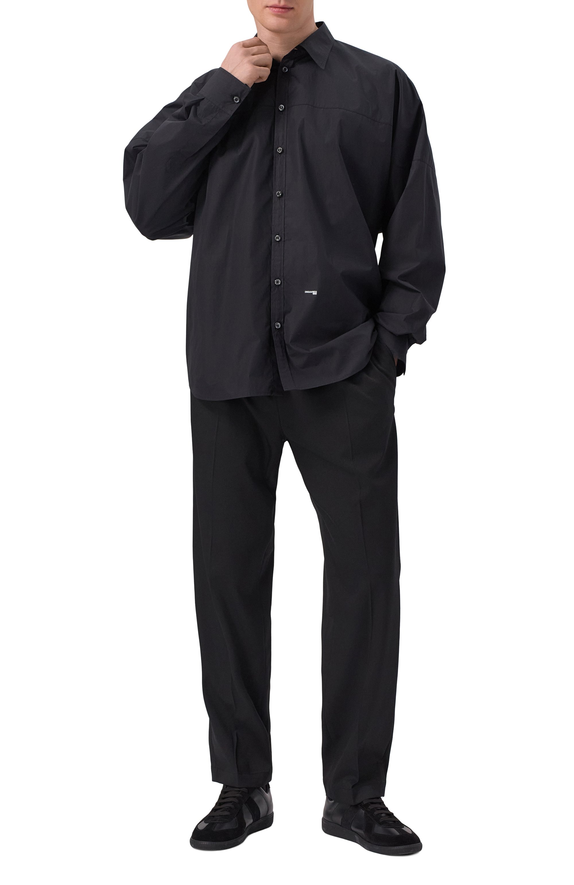 Хлопковая рубашка DSQUARED2, арт. S71DM0776/D35222, фото 2