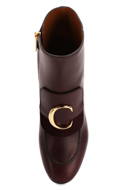 Кожаные ботильоны chloé c CHLOÉ, арт. CHC19A21891, фото 5