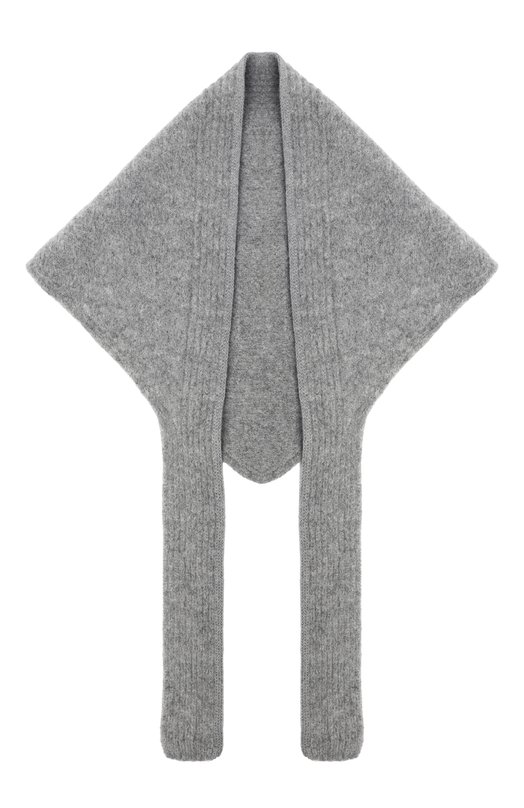 Шерстяной шарф-косынка Jacquemus 24HACU00669/AK00227 Серый 24HACU00669/AK00227