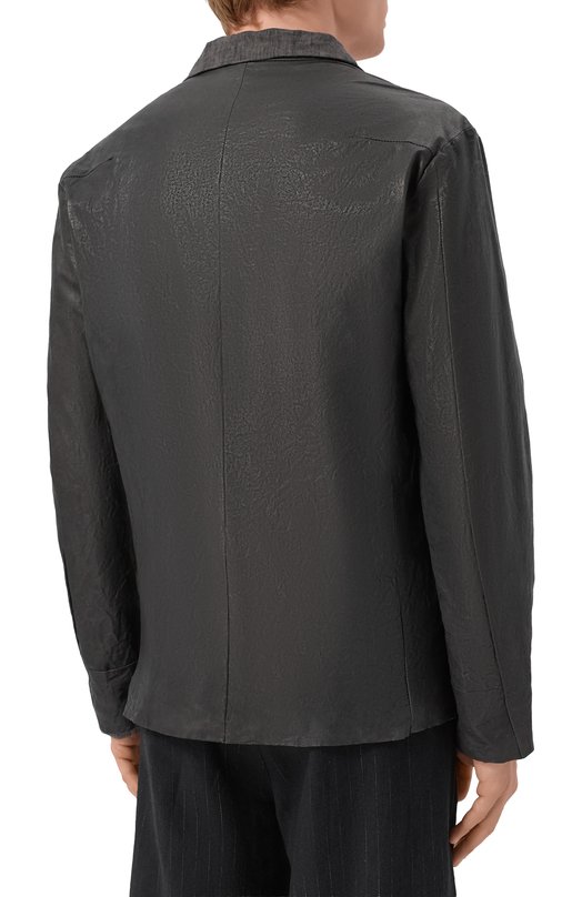 Кожаный пиджак Transit CFUTRCP250 Чёрный  CFUTRCP250 Фото 4