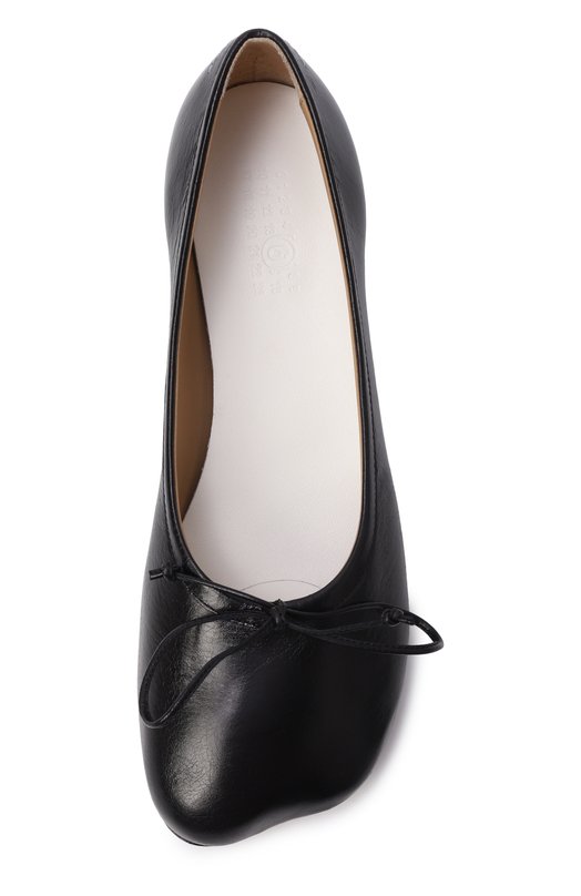 Кожаные туфли Anatomic Numeric MM6 S59WZ0092/P7561 Чёрный  S59WZ0092/P7561 Фото 6