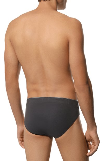 Хлопковые брифы HANRO темно-серого цвета по цене 6670 руб., арт. 073085., фото 3 Хлопковые брифы HANRO, арт. 073085., фото 3