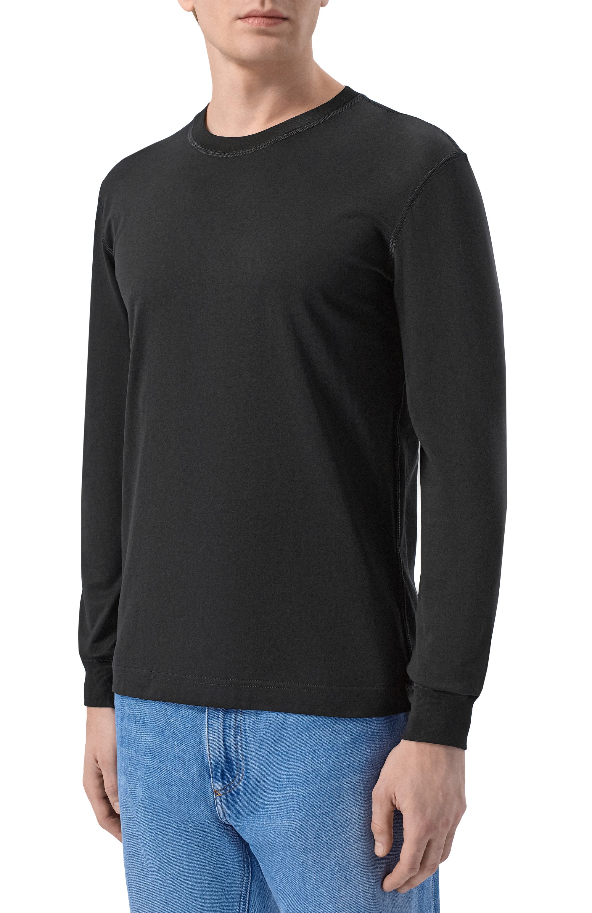 Хлопковый лонгслив DOLCE & GABBANA, арт. G8SX5T/FU7EQ, фото 3