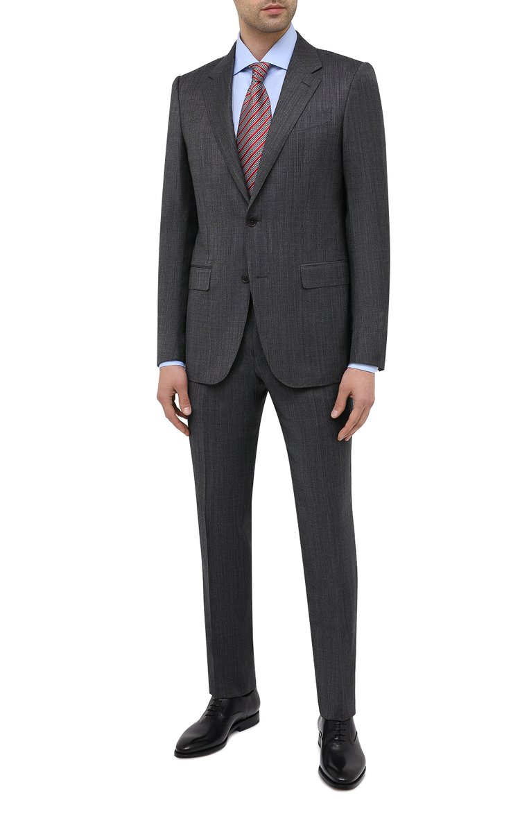 Хлопковая сорочка ZEGNA, арт. E02301/9NS0LB, фото 2