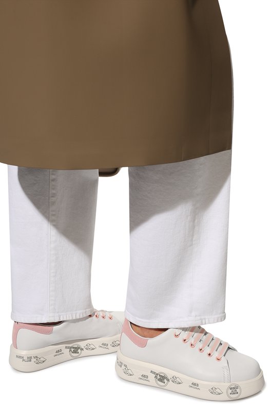 Кожаные кеды Belle Premiata BELLE/VAR5714 Розовый  BELLE/VAR5714 Фото 3