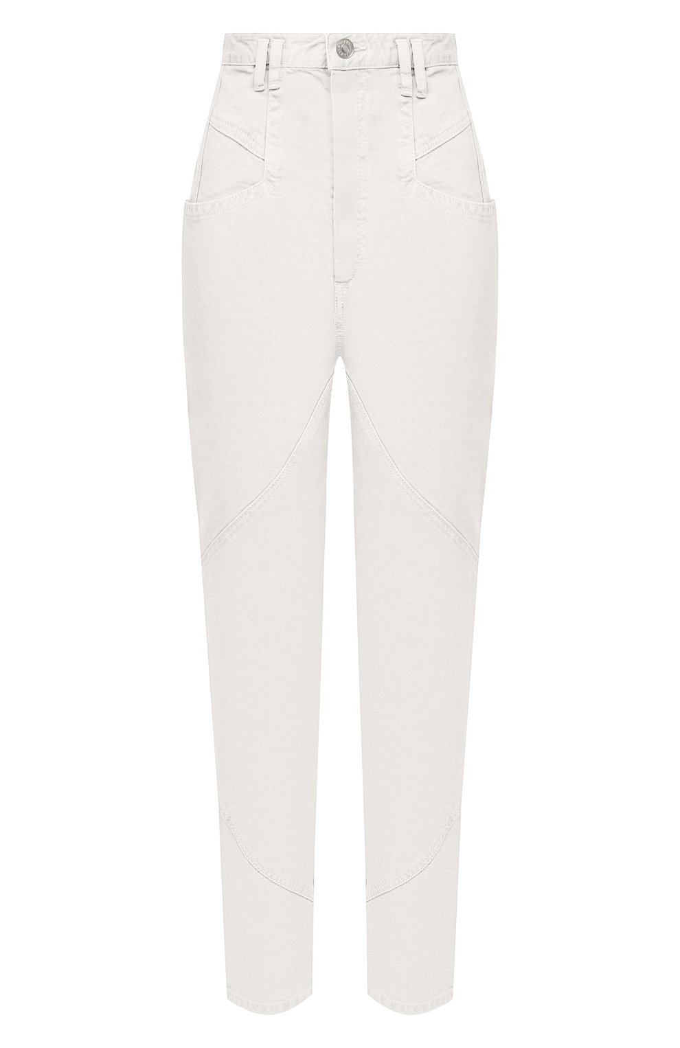 Джинсы ISABEL MARANT белого цвета по цене 49950 руб., арт. PA1759-20H029I/NADEL0ISA, фото 1 Джинсы ISABEL MARANT, арт. PA1759-20H029I/NADEL0ISA, фото 1