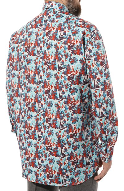 Хлопковая рубашка PAUL&SHARK, арт. 23413038/C00, фото 4