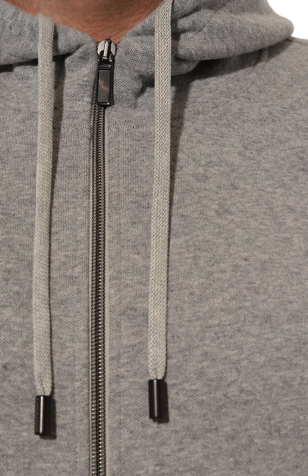 Толстовка из хлопка и шерсти CAPOBIANCO, арт. 17M407.TF00./58, фото 5