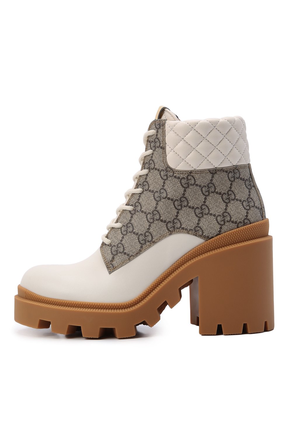 Кожаные ботильоны trip GUCCI, арт. 659691/UC810, фото 4