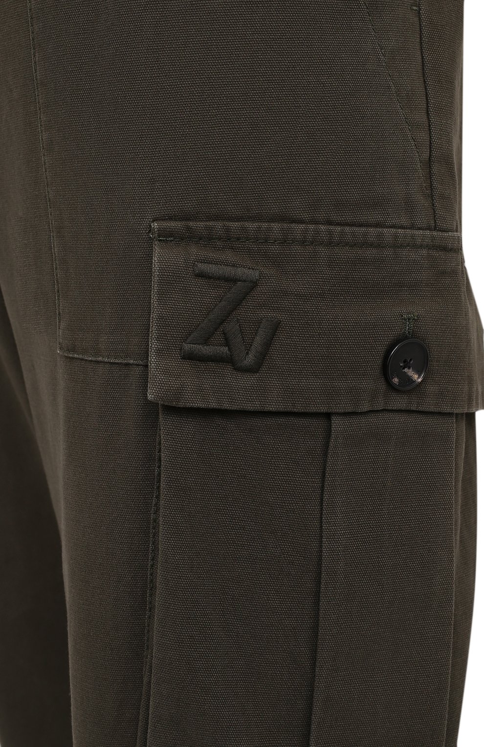 Хлопковые брюки ZADIG AND VOLTAIRE, арт. WKCD0103F, фото 5