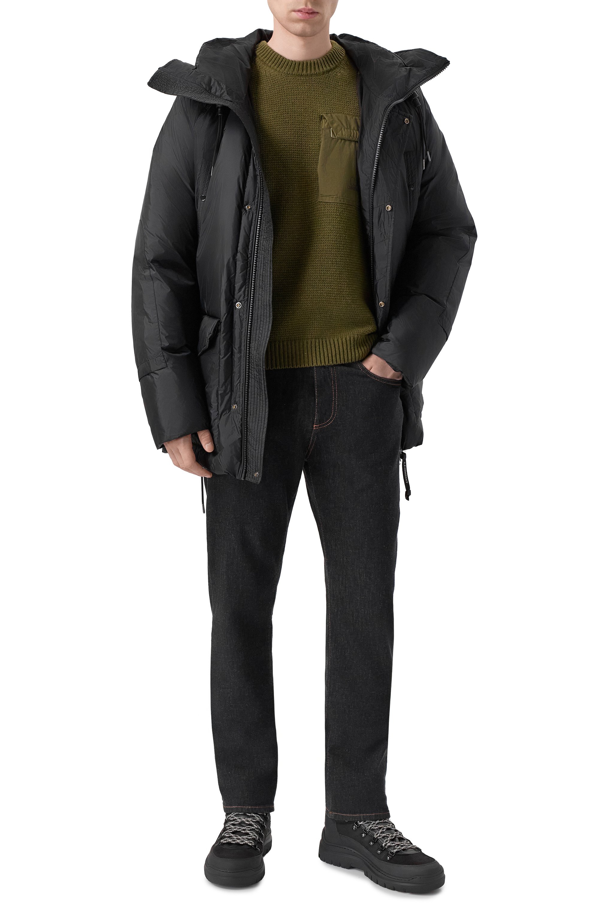 Шерстяной свитер C.P. COMPANY, арт. 19CMKN244A110149M, фото 2