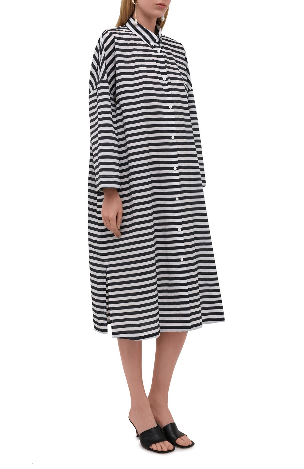 Платье WEEKEND MAX MARA черно-белого цвета по цене 33620 руб., арт. BIBO 32210318, фото 3 Платье WEEKEND MAX MARA, арт. BIBO 32210318, фото 3