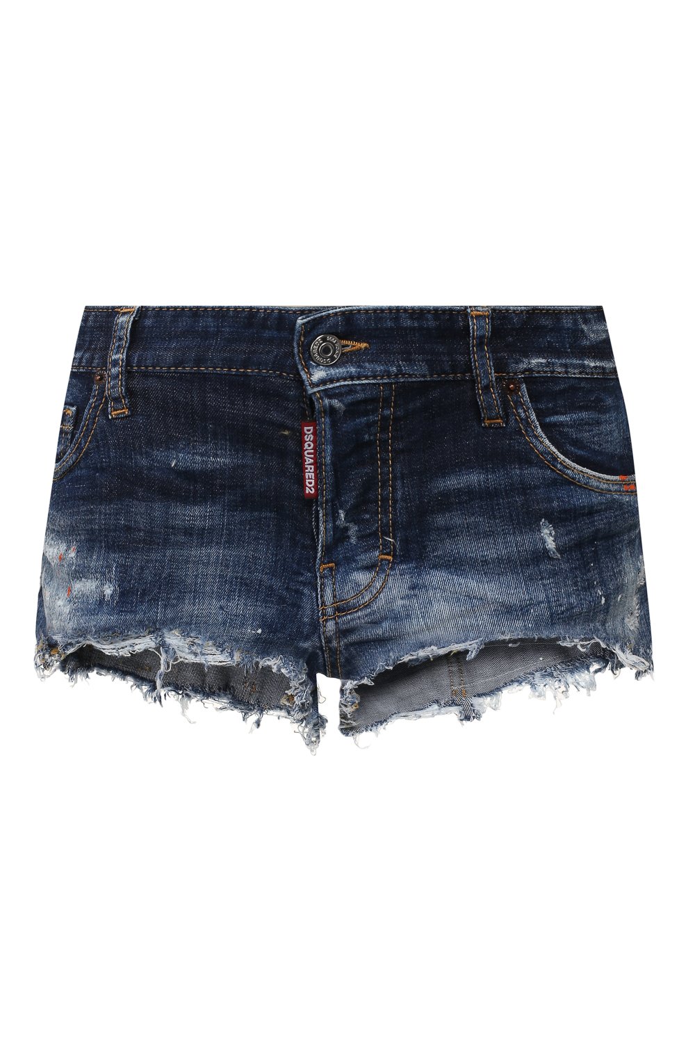 Джинсовые шорты DSQUARED2 синего цвета по цене 27850 руб., арт. S72MU0363/S30342, фото 1 Джинсовые шорты DSQUARED2, арт. S72MU0363/S30342, фото 1