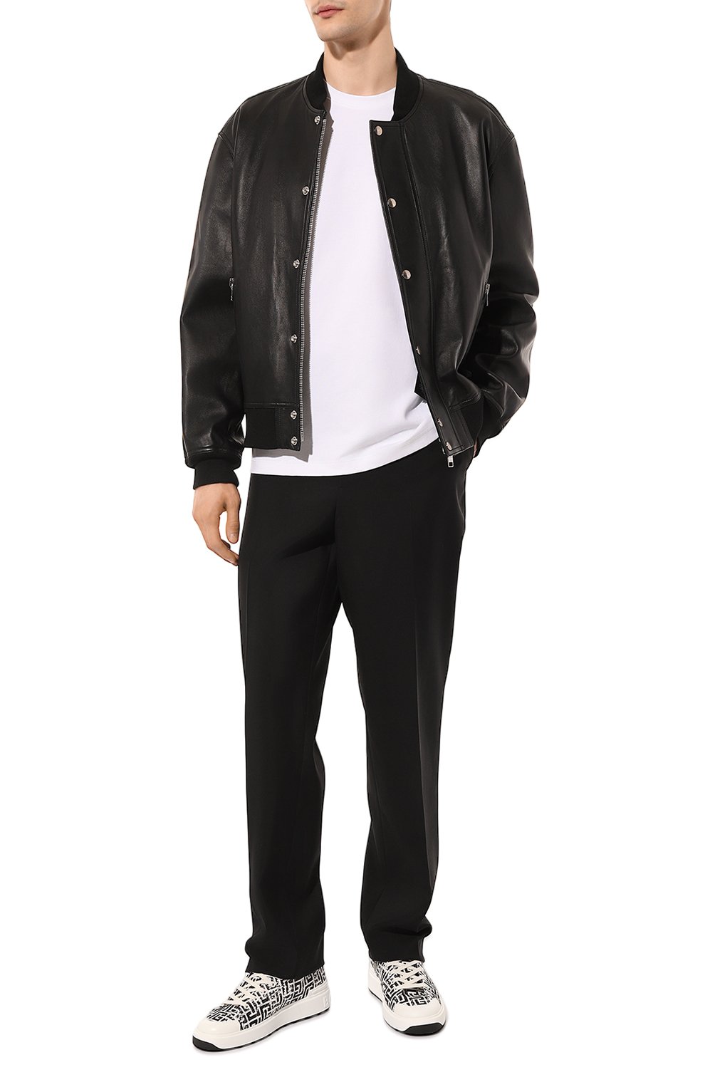 Текстильные кеды b-court BALMAIN, арт. XM0VG290TCLM, фото 2