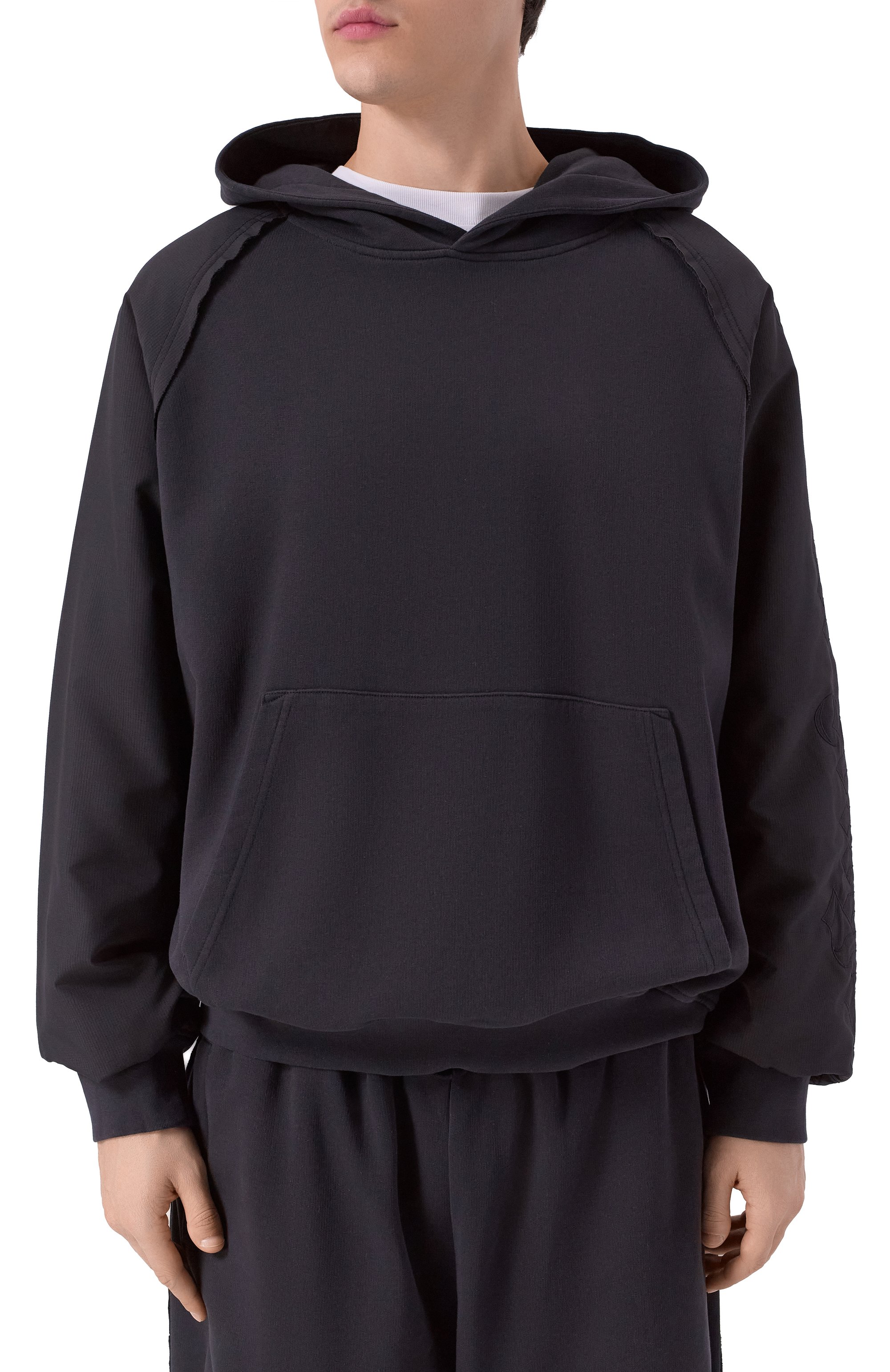 Хлопковое худи PALM ANGELS, арт. PMBB177F25FLE001, фото 3