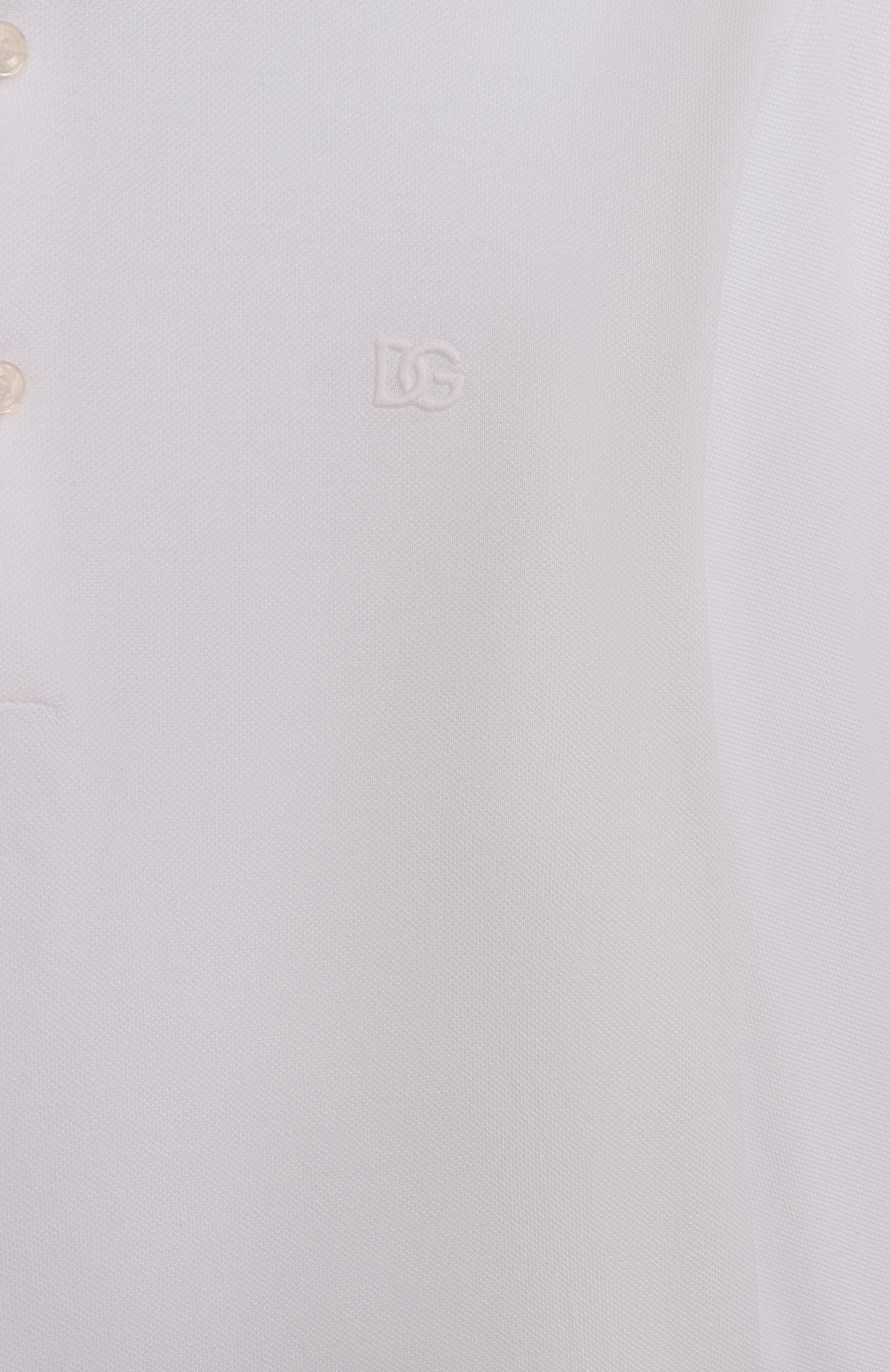 Хлопковое поло DOLCE & GABBANA, арт. L4JTJG/G7Q2X, фото 3