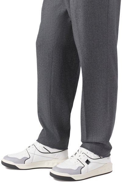 Кожаные кеды one stud VALENTINO, арт. 7Y2S0E71/NWN, фото 3