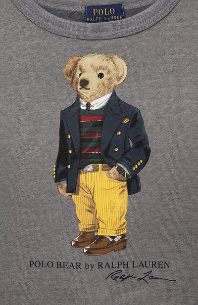 Хлопковый свитшот POLO RALPH LAUREN, арт. 322853796, фото 3