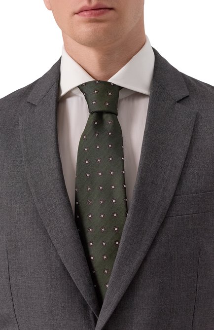 Мужской шелковый галстук CORNELIANI, арт. 26U302-2620323