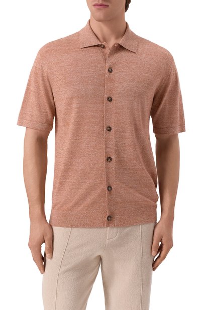 Рубашка из шерсти и льна 12 STOREEZ, арт. 131408, фото 3