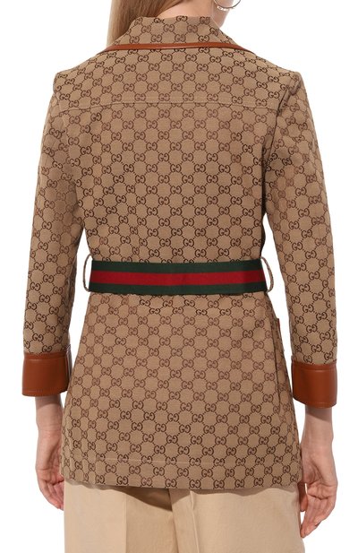 Хлопковый жакет GUCCI, арт. 682302/Z8AWR, фото 4