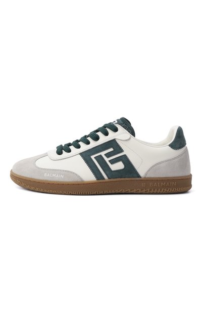 Кожаные кеды swan BALMAIN, арт. FM1VI360/LCWE, фото 4