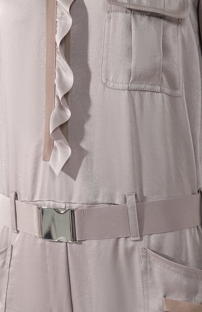 Комбинезон с поясом REDVALENTINO серого цвета по цене 79950 руб., арт. RR3VEA15/HGA, фото 5 Комбинезон с поясом REDVALENTINO, арт. RR3VEA15/HGA, фото 5