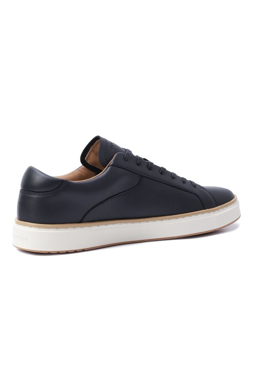 Кожаные кеды Emporio Armani EM003081/AF18228 Синий  EM003081/AF18228 Фото 5