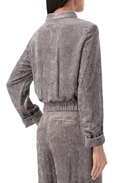 Вельветовый бомбер EMPORIO ARMANI, арт. EW004840/TE21438, фото 4