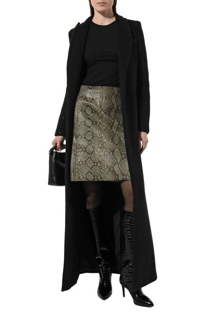 Кожаная юбка GUCCI, арт. 381331 XW480, фото 2