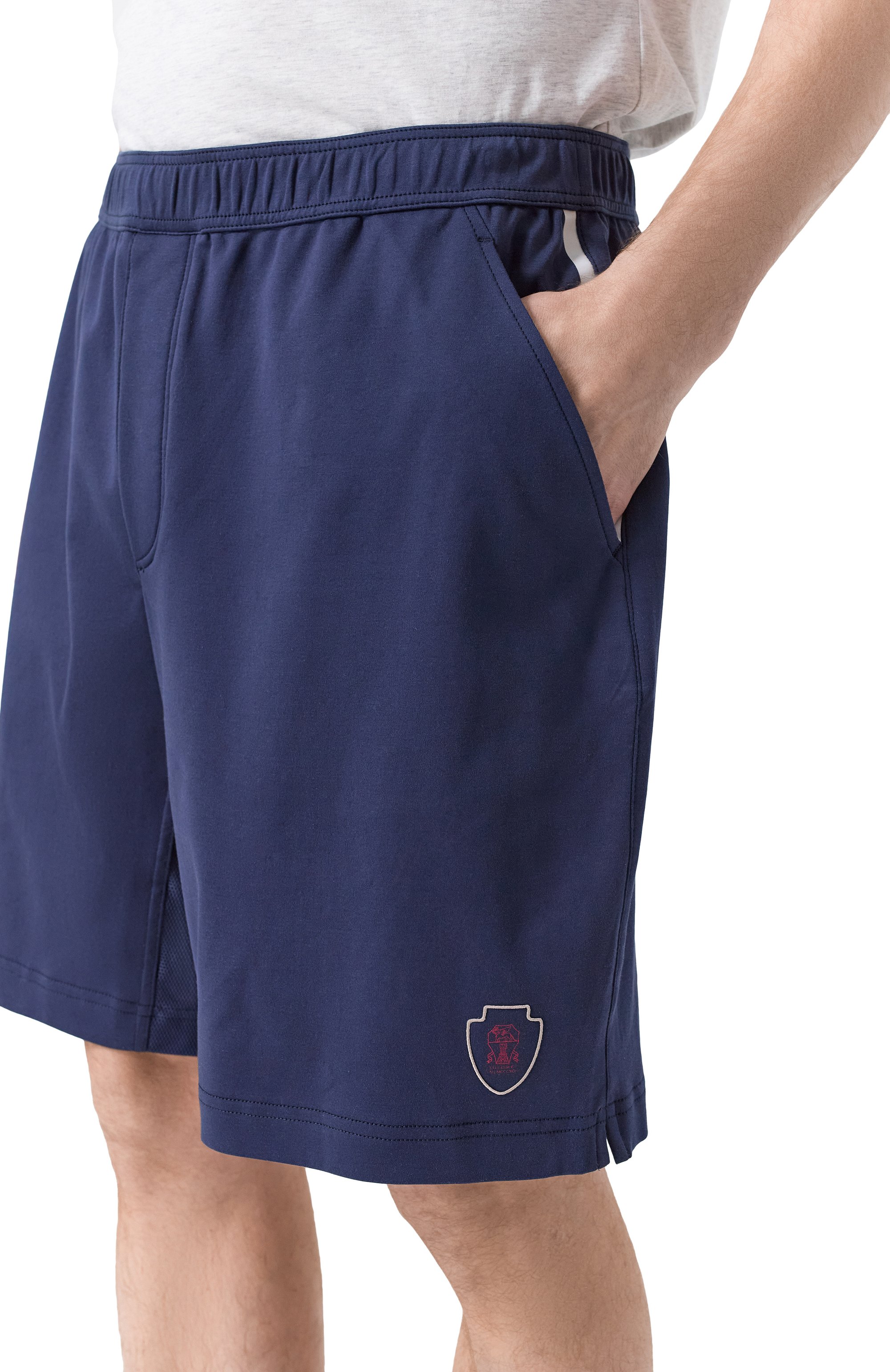 Хлопковые шорты BRUNELLO CUCINELLI, арт. ML8243390T, фото 5