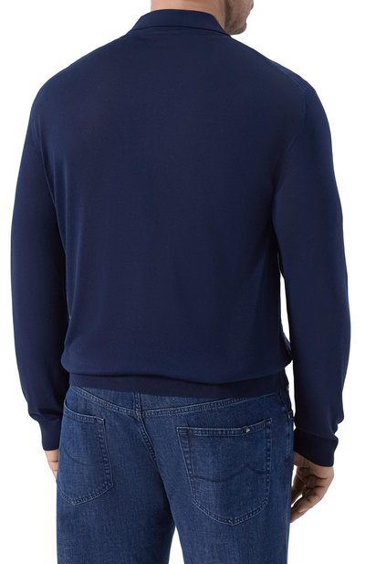 Поло из шелка и хлоп ка STEFANO RICCI, арт. K212038P30/F26194_001, фото 4