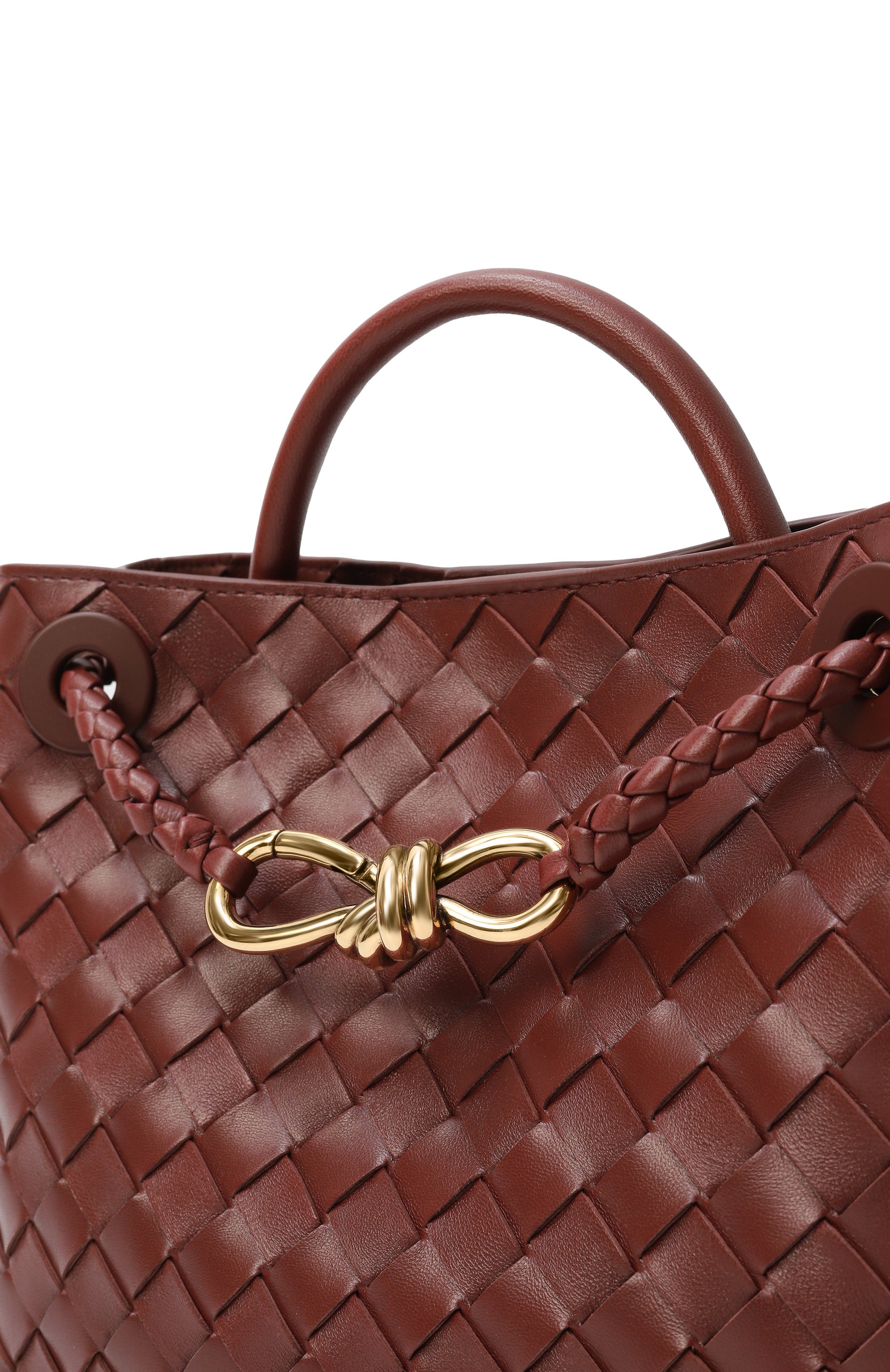 Сумка andiamo small BOTTEGA VENETA коричневого цвета по цене 568500 руб., арт. 766014/VCPP1, фото 3 Сумка andiamo small BOTTEGA VENETA, арт. 766014/VCPP1, фото 3