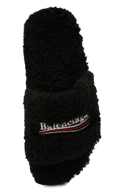 Текстильные шлепанцы furry BALENCIAGA, арт. 654747/W2D01, фото 5
