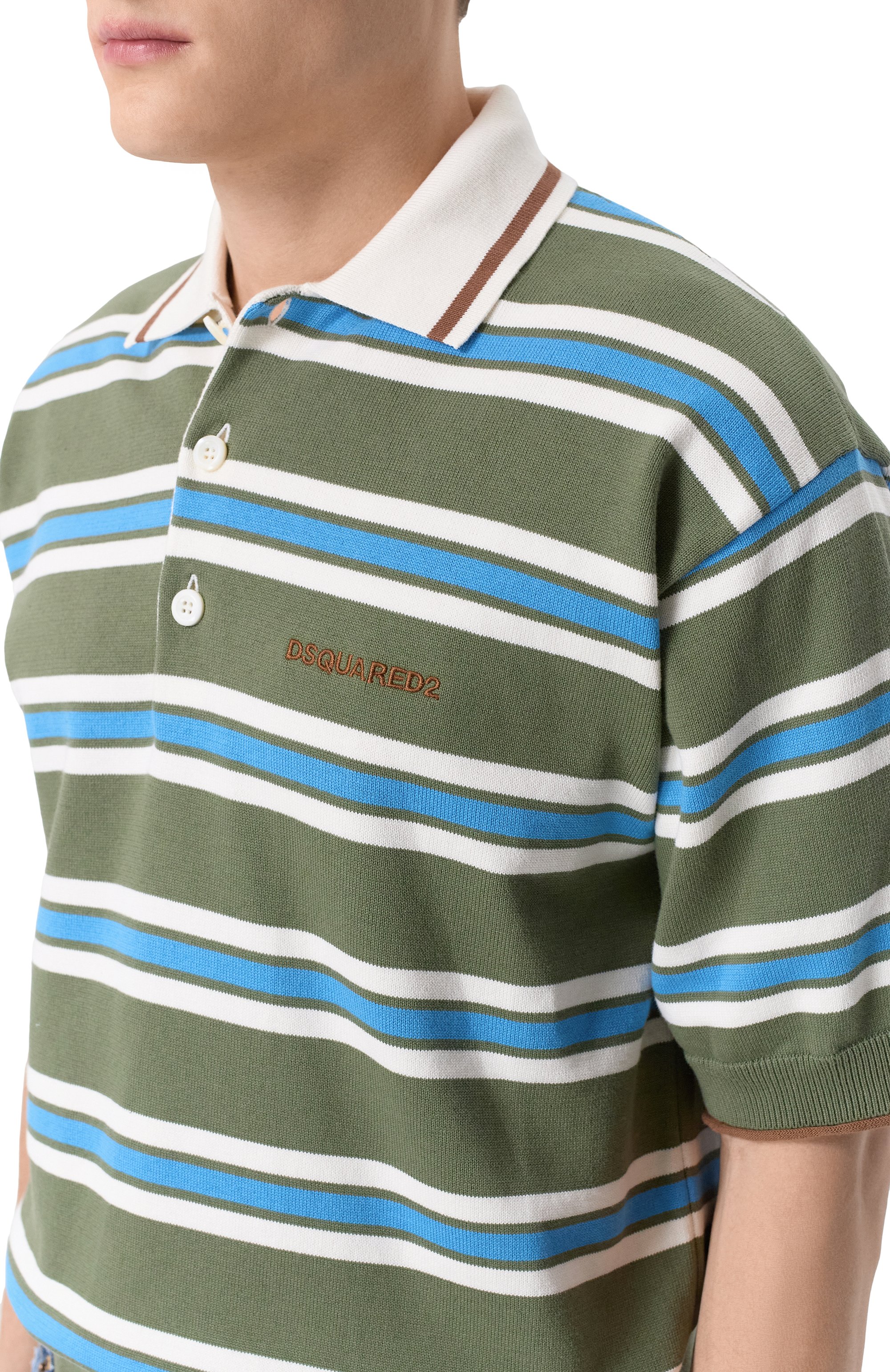 Хлопковое поло DSQUARED2, арт. S74HA1594/D13195, фото 5