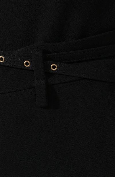 Брюки с поясом REDVALENTINO черного цвета по цене 58650 руб., арт. TR3RBC30/2EU, фото 5 Брюки с поясом REDVALENTINO, арт. TR3RBC30/2EU, фото 5