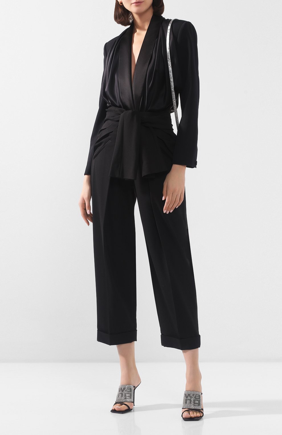 Боди ALEXANDER WANG черного цвета по цене 112500 руб., арт. 1WC1207065, фото 2 Боди ALEXANDER WANG, арт. 1WC1207065, фото 2