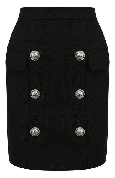 Женская юбка из вискозы BALMAIN, арт. SF24082/V051