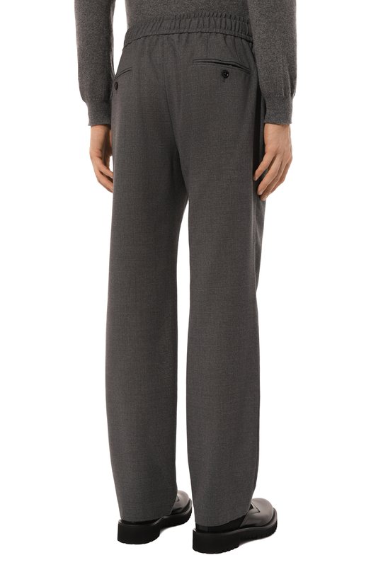 Шерстяные брюки Dolce & Gabbana GV4LHT/FU28E Серый  GV4LHT/FU28E Фото 4