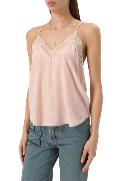 Шелковый топ ZADIG AND VOLTAIRE, арт. WWCR01257, фото 3