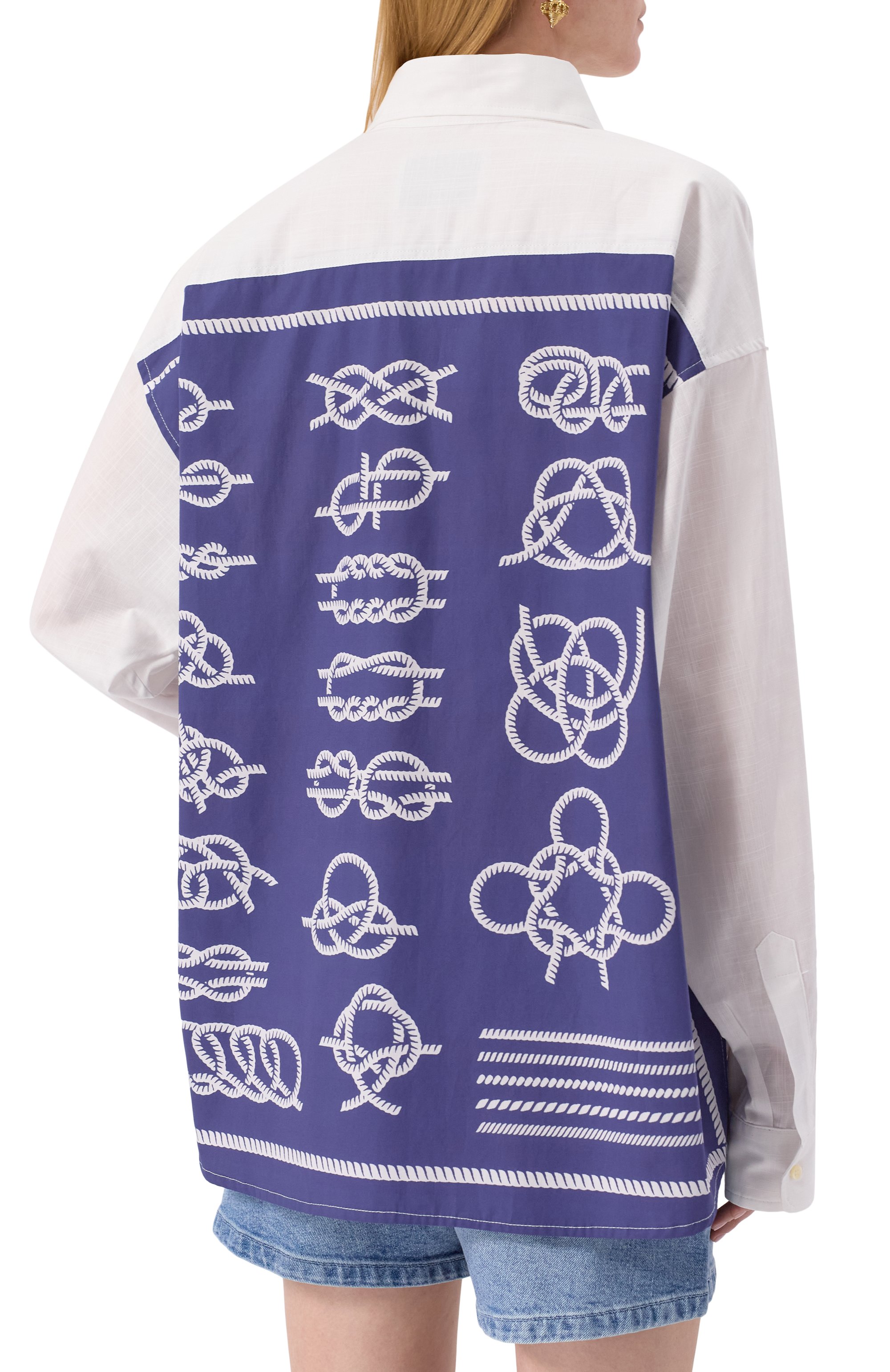 Хлопковая рубашка FORTE DEI MARMI COUTURE, арт. 25SF5113, фото 4