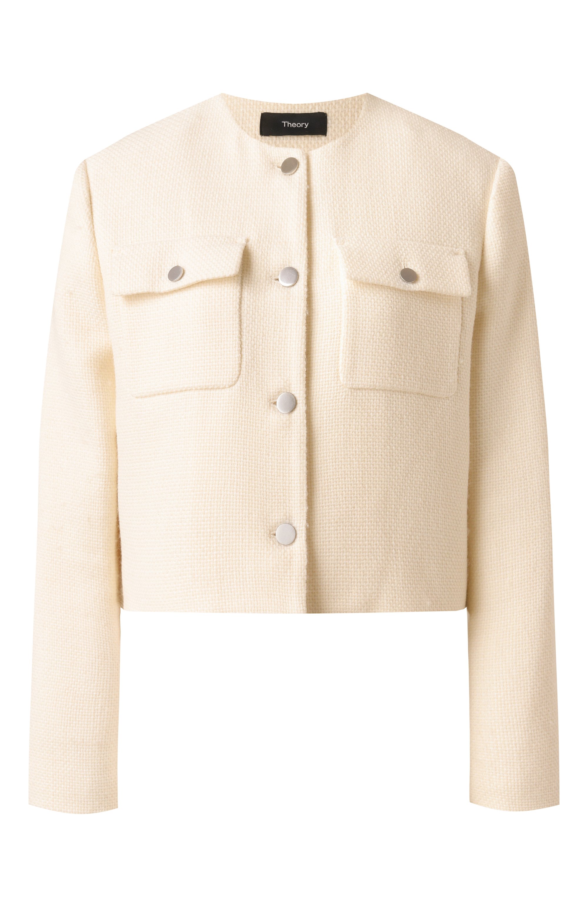 Твидовый жакет THEORY кремового цвета по цене 46450 руб., арт. 00805118, фото 1 Твидовый жакет THEORY, арт. 00805118, фото 1
