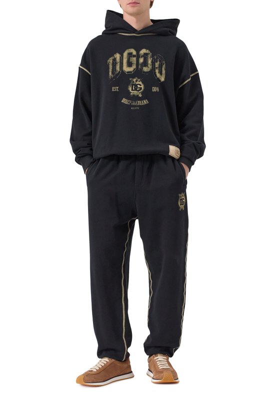 Замшевые кроссовки DG Runner Dolce & Gabbana CS2287/A9U95 Коричневый  CS2287/A9U95 Фото 2