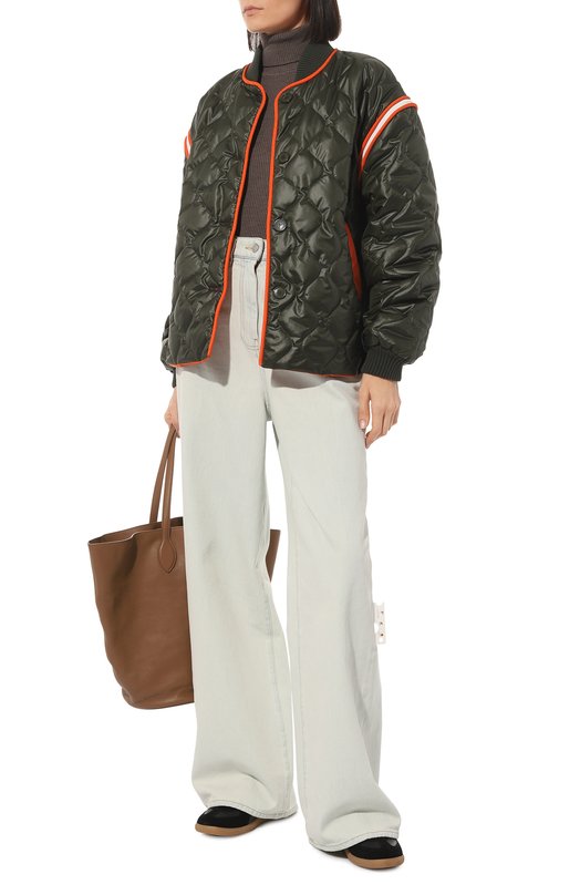 Утепленный бомбер sherpa. Хаки, фото 2