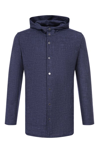 Мужская рубашка из шерсти и шелка KITON, арт. UMCPETEK0119G06