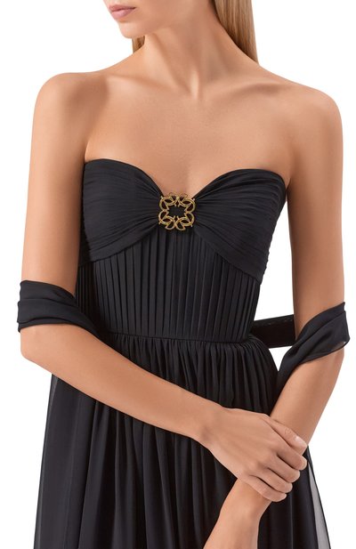 Шелковое платье ELIE SAAB, арт. D0995AR26/SI001, фото 4