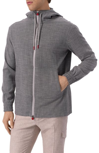 Толстовка из шерсти и шелка KITON, арт. UMC010K0615E05, фото 3