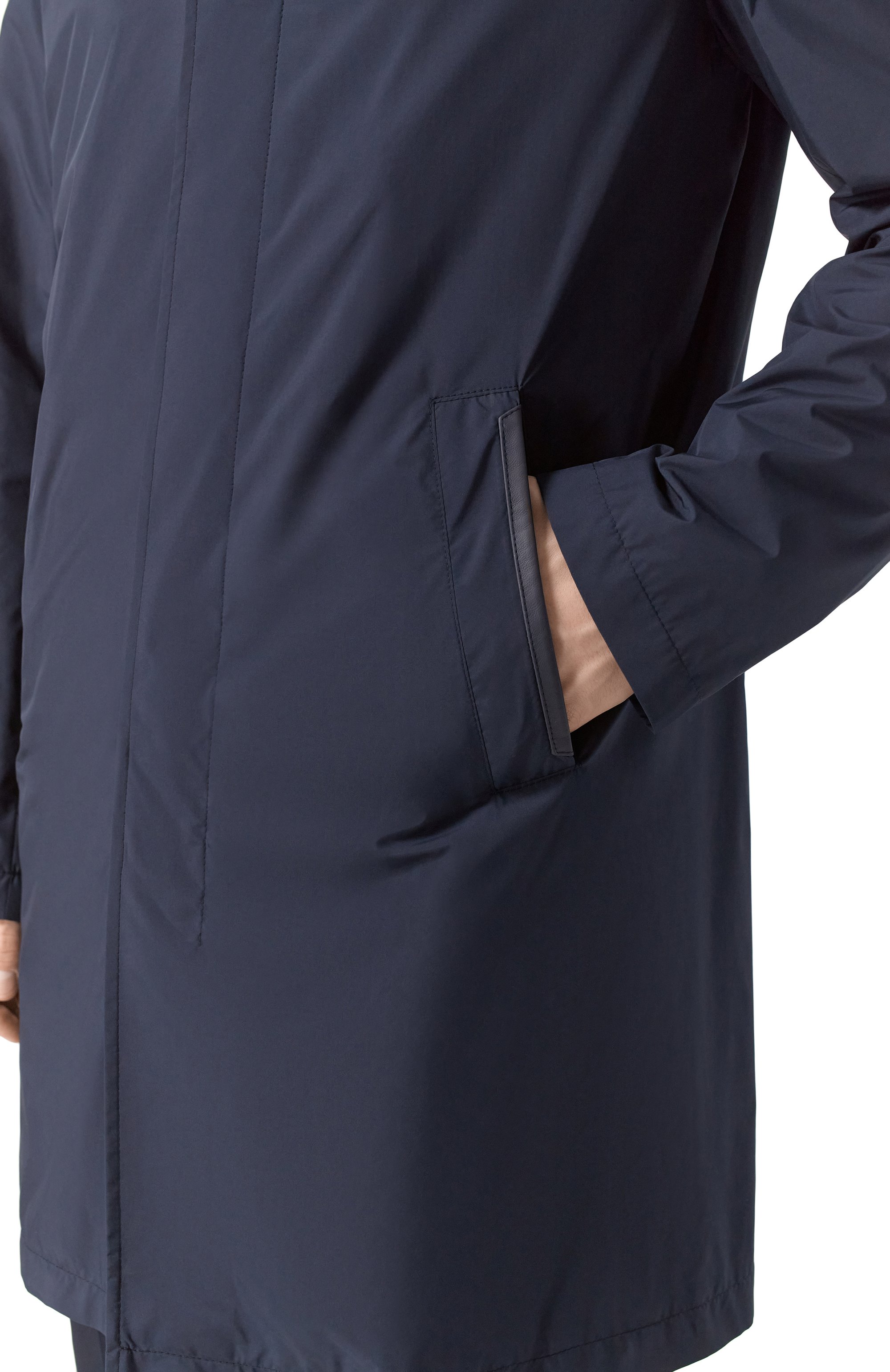 Плащ CORNELIANI темно-синего цвета по цене 118000 руб., арт. 2735X5/2720150, фото 5 Плащ CORNELIANI, арт. 2735X5/2720150, фото 5