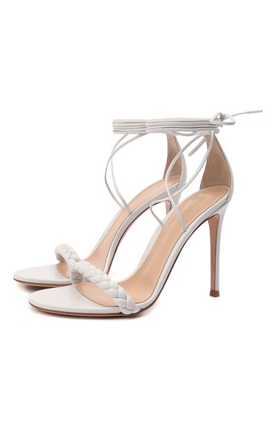 Кожаные босоножки leomi GIANVITO ROSSI, арт. G61531.15RIC.NAPBIAN, фото 1